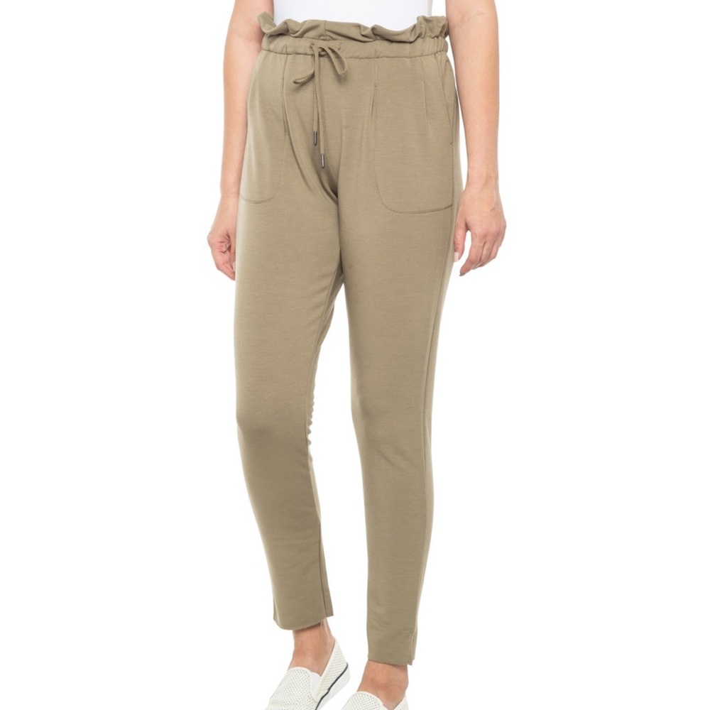 X by Gottex French Terry Drawstring Pants